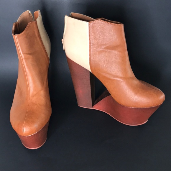 Modern Aesthetic Platform Shoes Ankle Booties - Picture 2 of 14
